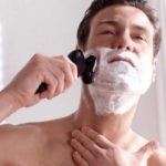 Wet shaving with an electric razor