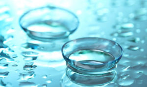 Water in lenses