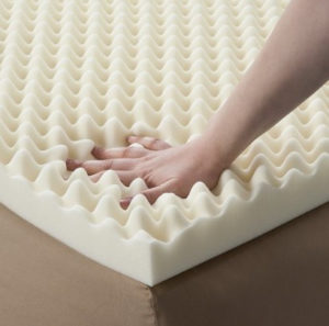 Polyurethane foam in the mattress