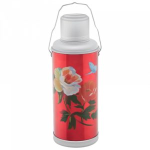 Thermos na may glass flask