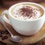 Cappuccino with cinnamon