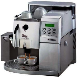 Máquina de café cinza