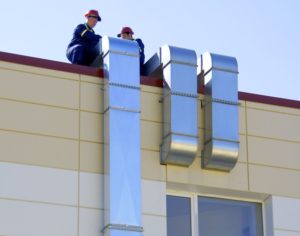 Instalação de ventilação