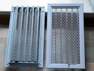 Grille d'aération pour cheminée