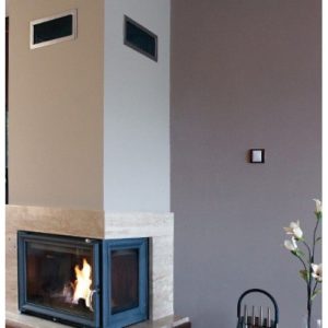 Mga rehas ng bentilasyon ng fireplace