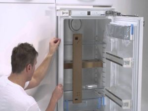 Refrigerator installation