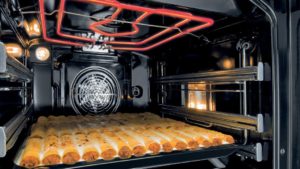 Convection oven interior