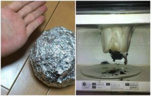 Prank with a foil ball and its consequences