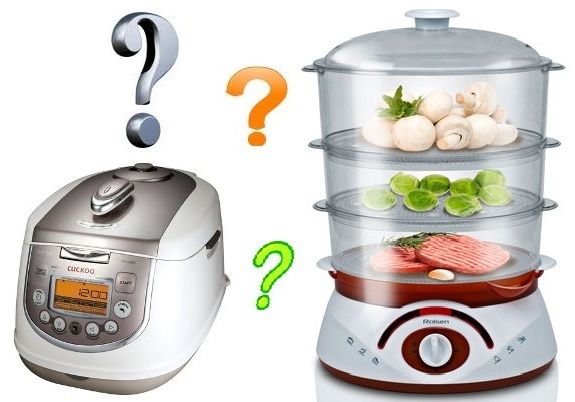 what to choose a steamer or multicooker