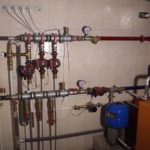 Solid fuel boiler piping