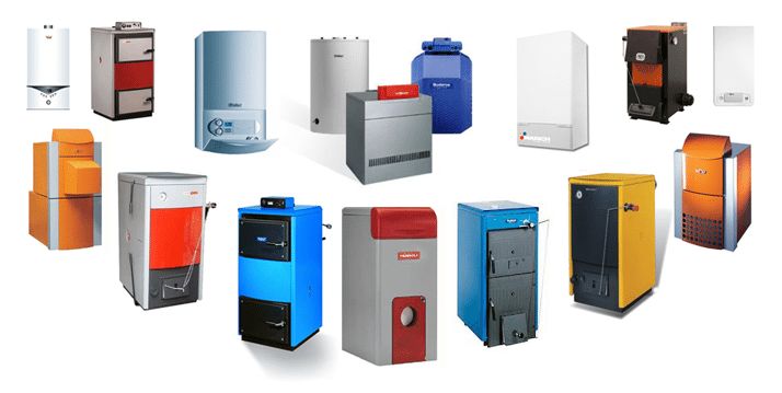 Diverse gasboilers.