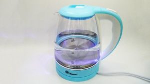 Backlight and power-on indication in the electric kettle