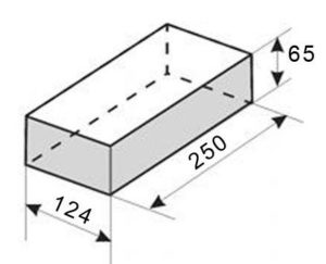 Fireclay brick size