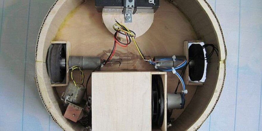 DIY robot vacuum cleaner