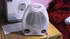 Ventilatorski grelnik iz škatle