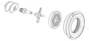 고기 분쇄기 조립 모델 - 2