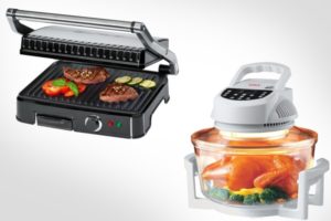 friggitrice ad aria e grill elettrico