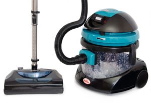 Aquafilter in a washing vacuum cleaner