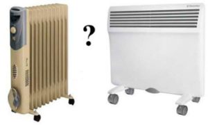 convector and oil heater