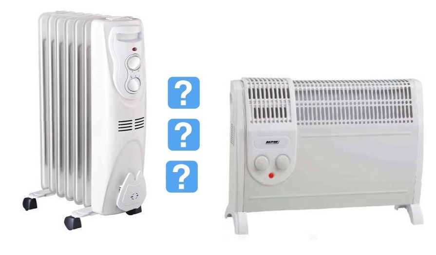 difference between convector and oil heater