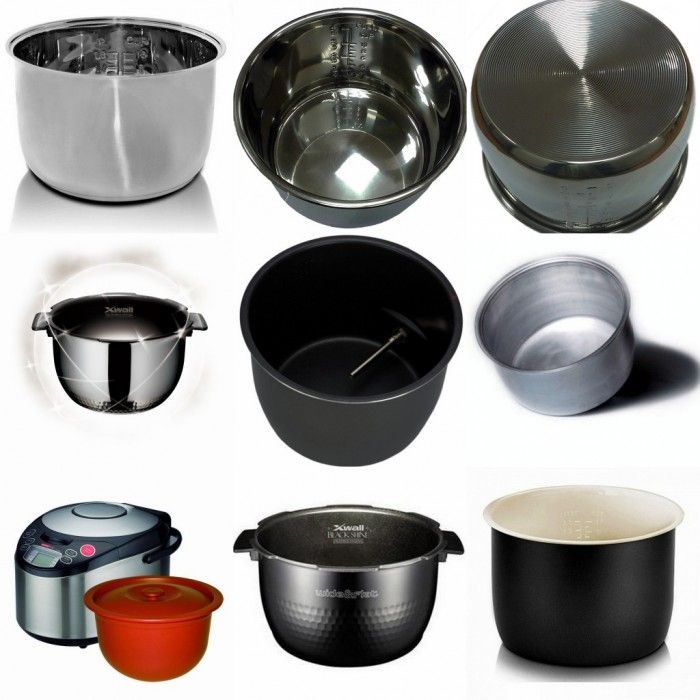 Differences between multicooker bowls