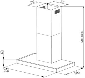 dimensiones del capó