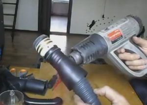 Vacuum cleaner hose repair