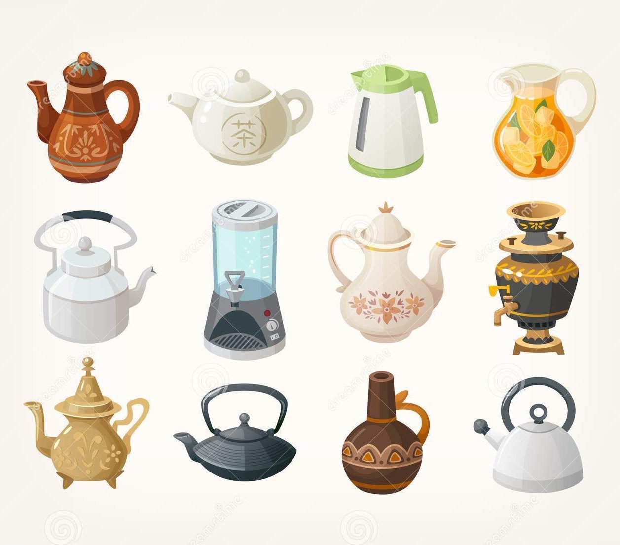 Mga uri ng teapots