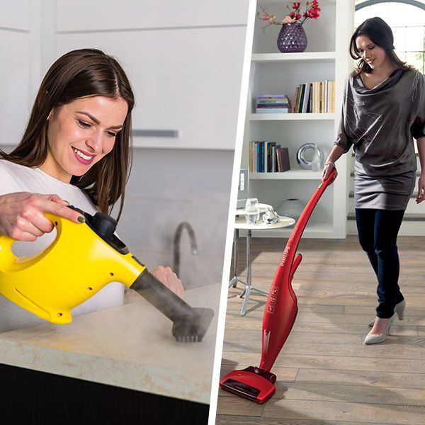 choosing between a steam cleaner and a vacuum cleaner