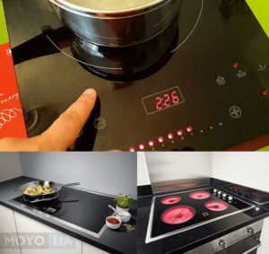 Casserole sur une cuisinière à induction