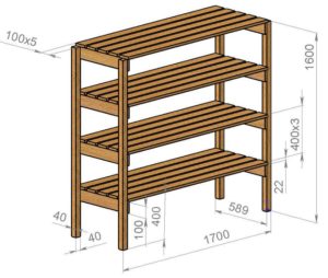 Rack - výkres