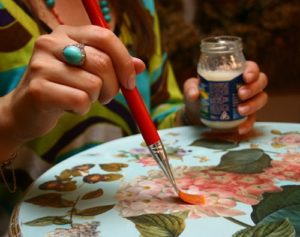 DIY coffee table decor