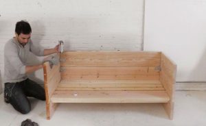 Sofa kanak-kanak DIY