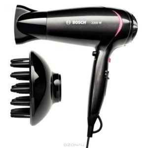 Hairdryer with diffuser.