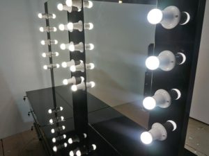 DIY dressing room mirror