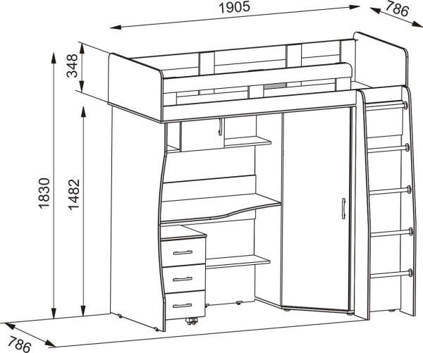 Istruzioni per il montaggio di un letto a soppalco