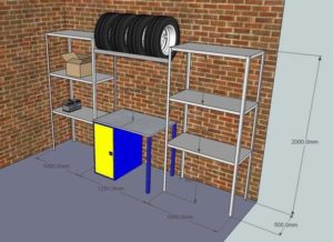 Realización de un bastidor para herramientas.