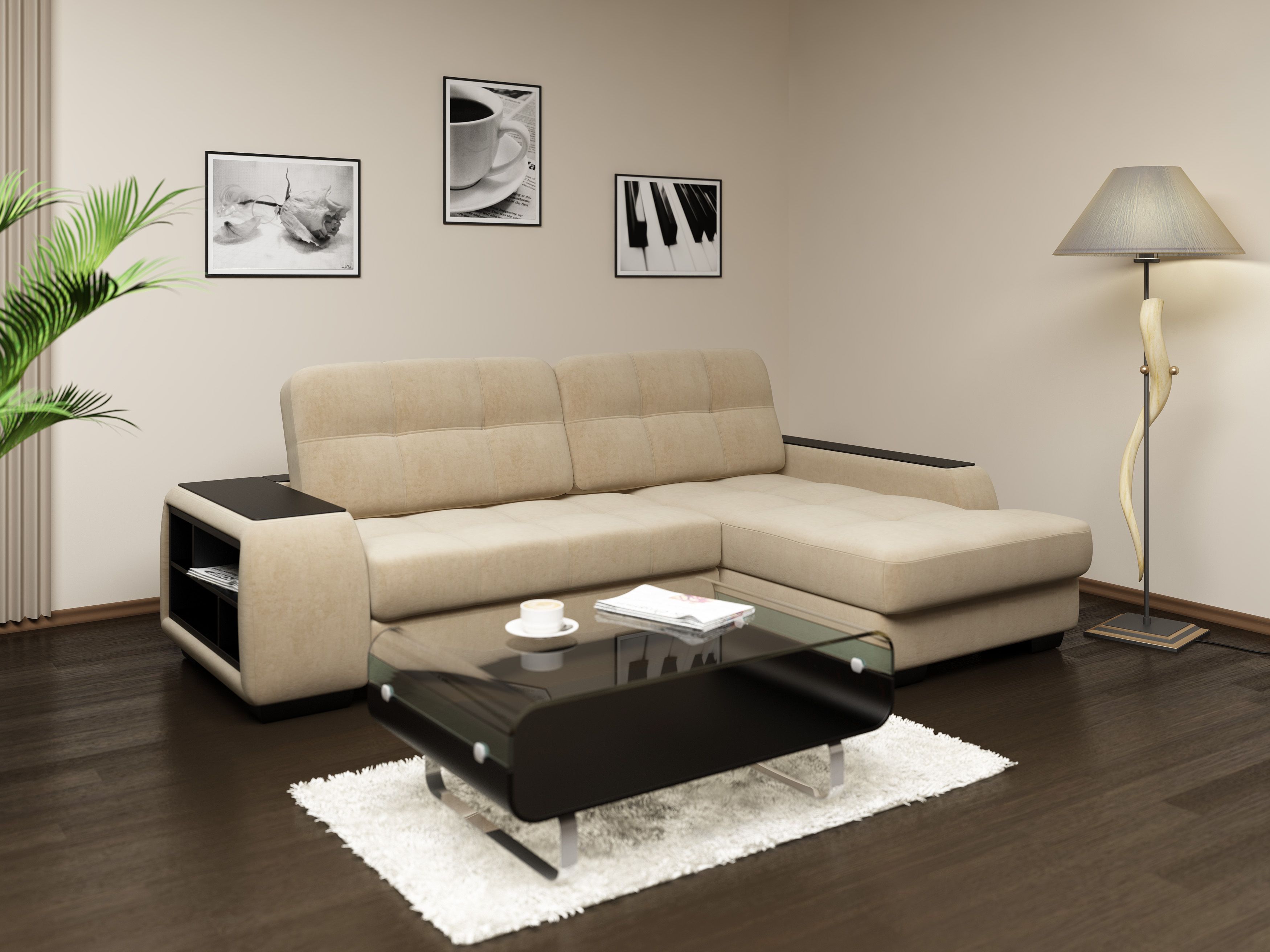 Cách gấp ghế sofa góc