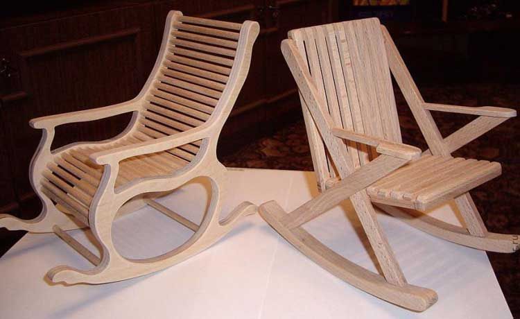 DIY plywood chair.