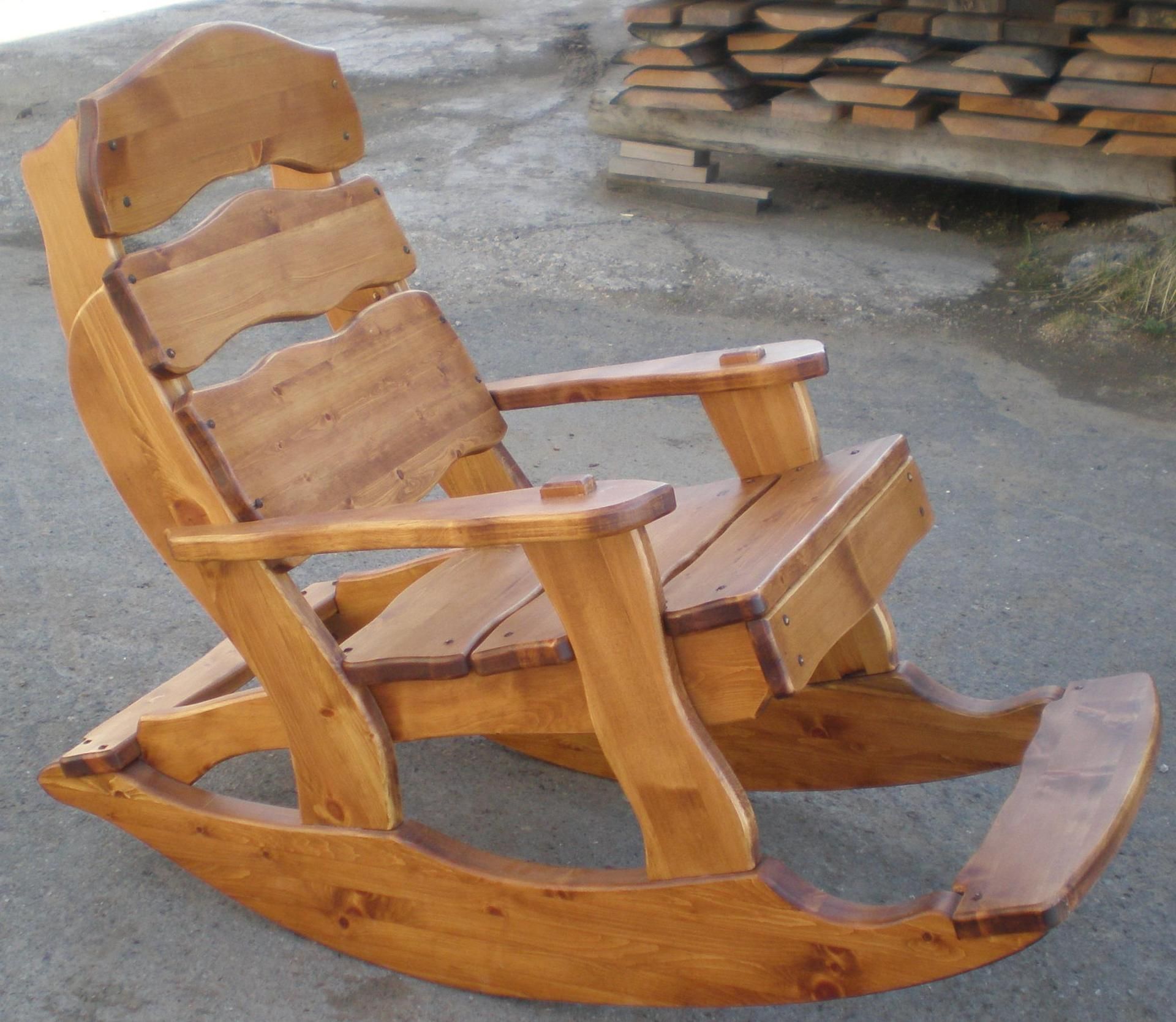 DIY rocking chair.