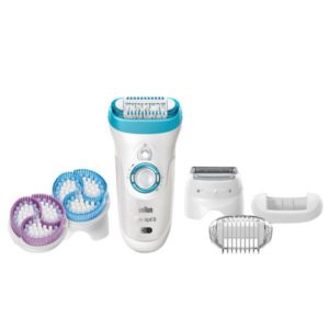 Multe accesorii pentru epilator.