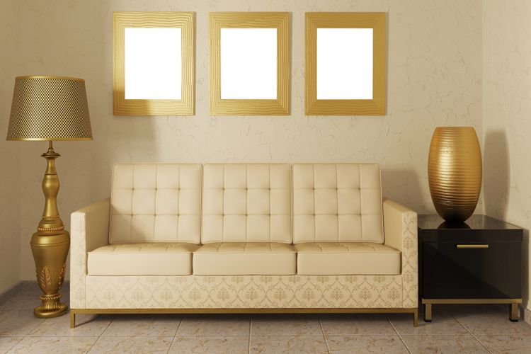 Sofa bọc lại.