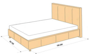 Características de una cama estándar.