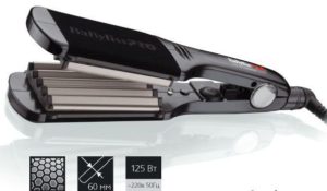 Corrugated curling iron.