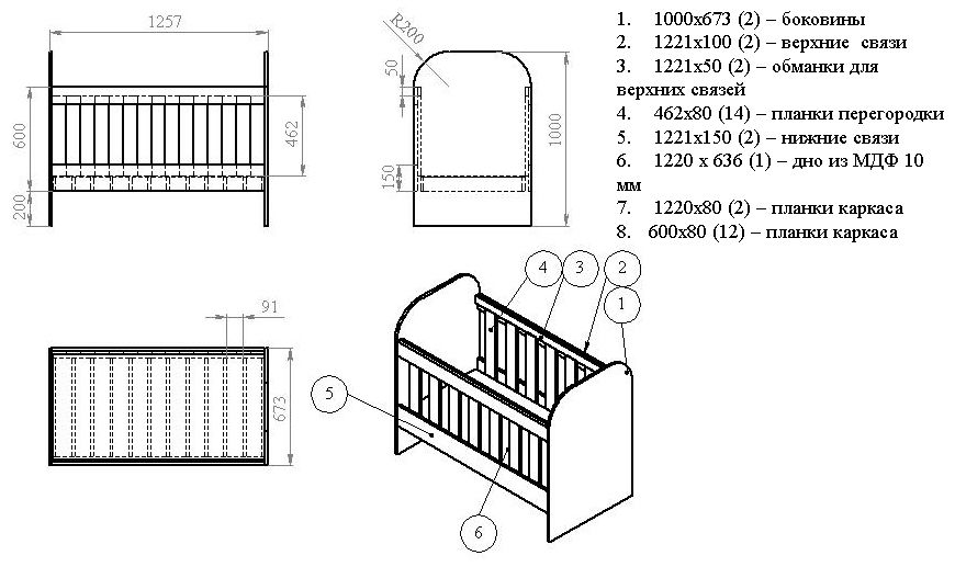 En simpel DIY krybbe.