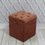 Pouf avec boîte de rangement