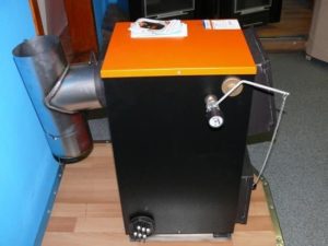 Do-it-yourself draft regulator for solid fuel boilers