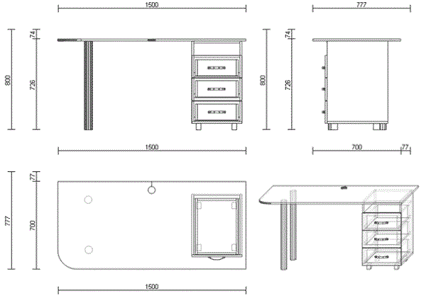 namizni diagram