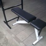 DIY bench press bench.