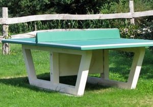 Taula de tennis de bricolatge